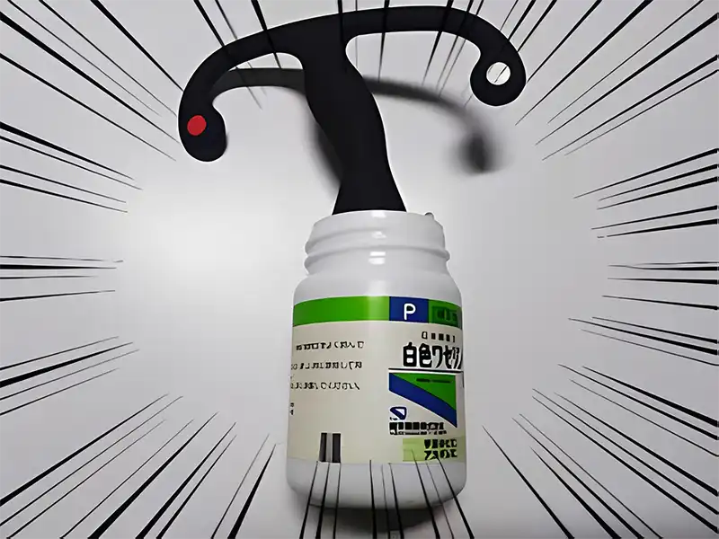 ヒリックスシントライデントにワセリンを塗ってみた