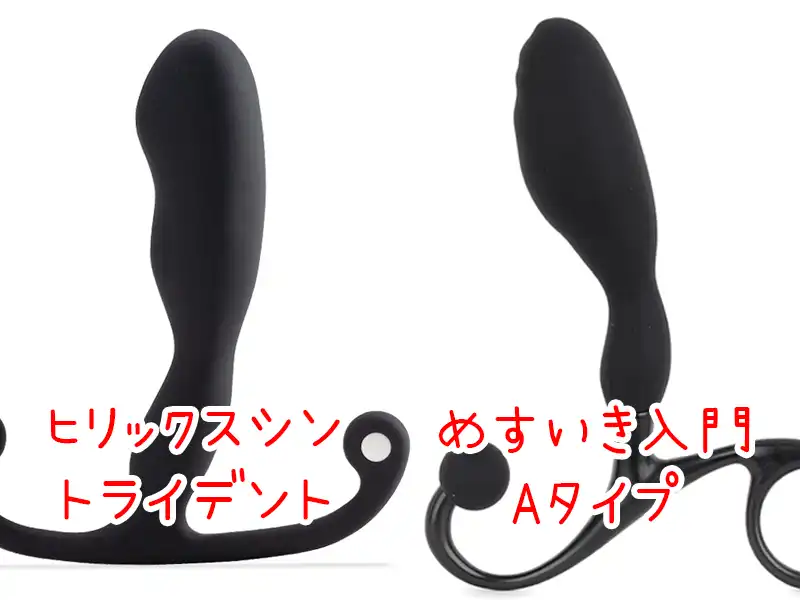 アネロスヒリックスシントライデントとめすいき入門Aタイプの形状比較画像